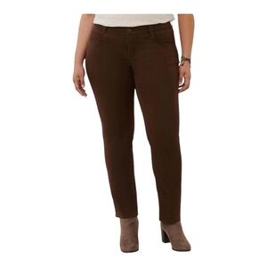 Democracy Ab Solution Straight Leg Jeans 22W WPE1560X2 NEW Plus Core Essentials